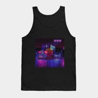 Retrowave Pizza Warehouse Tank Top